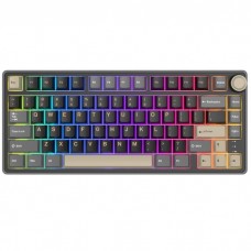 კლავიატურა - Royal Kludge RK R75 -  RGB / მექანიკური / K silver switch / Type-C wired / Phantom