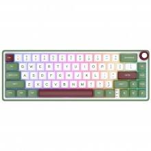 კლავიატურა - Royal Kludge RK R65 - RGB / მექანიკური / Brown switch / Type-C wired / Green sand