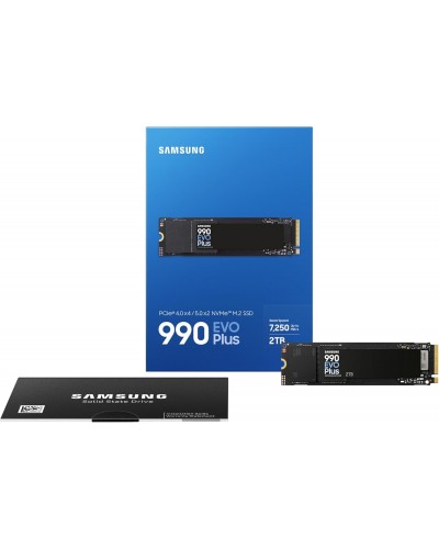 მყარი დისკი Samsung 990 EVO PLUS 2TB SSD M.2 PCIe 4.0 x4/5.0 x2 NVMe - MZ-V9S2T0BW
