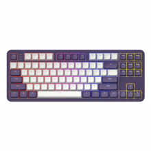 კლავიატურა  Dark Project ALU87 Violet - Mechanical Gaming Keyboard (ANSI)