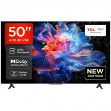 ტელევიზორი TCL 50V6C  - 50" inch (127cm) / Google TV / 4K / HDR10 / WiFi5 / BT5.2 Dolby Audio / 10W / 200X200