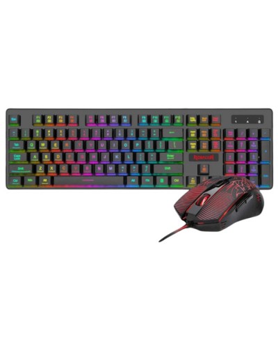 კლავიატურა + მაუსი Redragon S107-RGB-BA