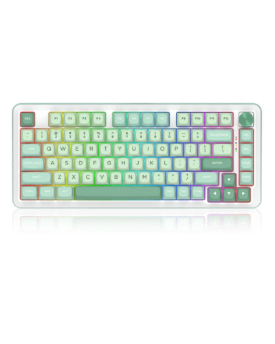 კლავიატურა - Redragon K681MG Cyrus Pro - RGB / მექანიკური / Pre-Lubed Linear Switches  / wired / Green