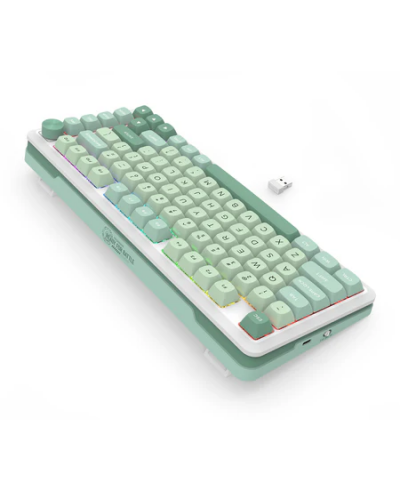 კლავიატურა - Redragon K681MG Cyrus Pro - RGB / მექანიკური / Pre-Lubed Linear Switches  / wired / Green