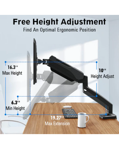 მონიტორის საკიდი - Redragon GMK-914 / ზომა: 13" - 32" ინჩი