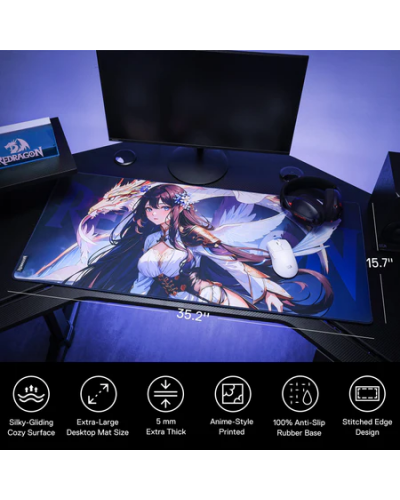 მაუსის პადი Redragon P046-L AK Artwork Mouse Pad (400mm x 900mm x 4mm)  გეიმერული
