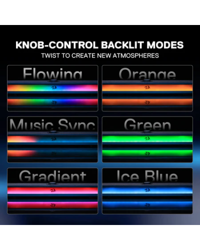 დინამიკი Redragon GS515 -  Dual Wireless Speaker Soundbar with Backlight