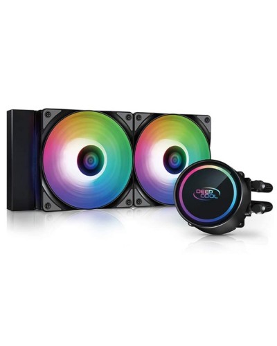 თხევადი გაგრილების სისტემა DeepCool GAMMAXX L240 A-RGB / 3-Pin / ARGB / 4-Pin / PWM 2x900~1600 RPM