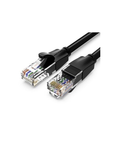 ქსელის კაბელი VENTION IBEBF Cat.6 UTP Patch Cable 1M Black