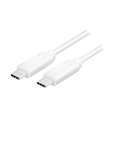 USB კაბელი Logilink CU0131 - USB Type-C / 4K/60Hz / 1m 100W Up to 10 Gbps / White 