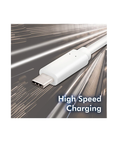 USB კაბელი Logilink CU0131 - USB Type-C / 4K/60Hz / 1m 100W Up to 10 Gbps / White 