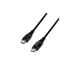 USB კაბელი Logilink CU0181 - USB Type-C / 240W PD Fast Charging With E-Mark & Display / 1m