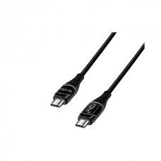 USB კაბელი Logilink CU0181 - USB Type-C / 240W PD Fast Charging With E-Mark & Display / 1m
