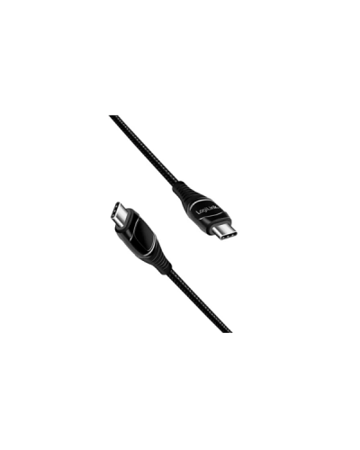 USB კაბელი Logilink CU0181 - USB Type-C / 240W PD Fast Charging With E-Mark & Display / 1m