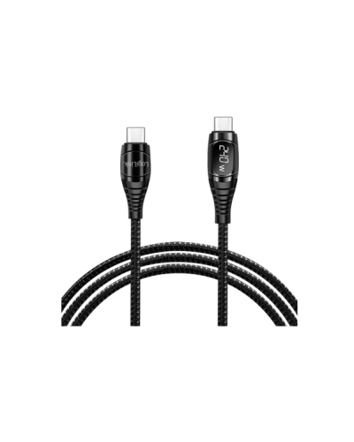 USB კაბელი Logilink CU0181 - USB Type-C / 240W PD Fast Charging With E-Mark & Display / 1m