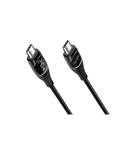 USB კაბელი Logilink CU0181 - USB Type-C / 240W PD Fast Charging With E-Mark & Display / 1m
