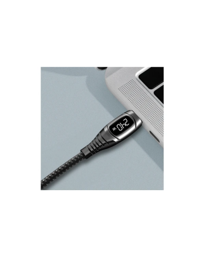 USB კაბელი Logilink CU0181 - USB Type-C / 240W PD Fast Charging With E-Mark & Display / 1m