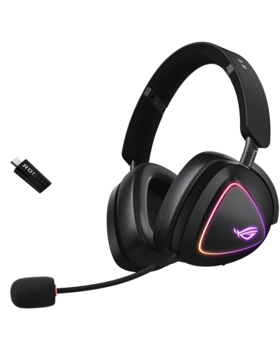 ყურსასმენი -  ASUS ROG Delta II  / Black / Wireless