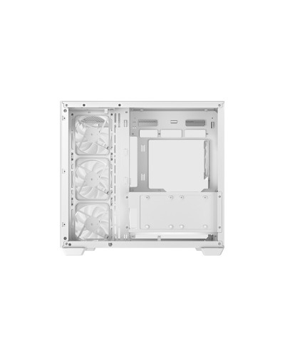 ქეისი CG530 4F Wh Deepcool - ITX/Micro-ATX/ATX , USB3.0×2、USB2.0×1 Side: 3×120mm Side: 3×120mm PWM+ARGB White