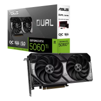 ვიდეო ბარათი ASUS GeForce RTX 5060 TI 16GB GDDR7 OC DUAL-RTX5060TI-O16G 