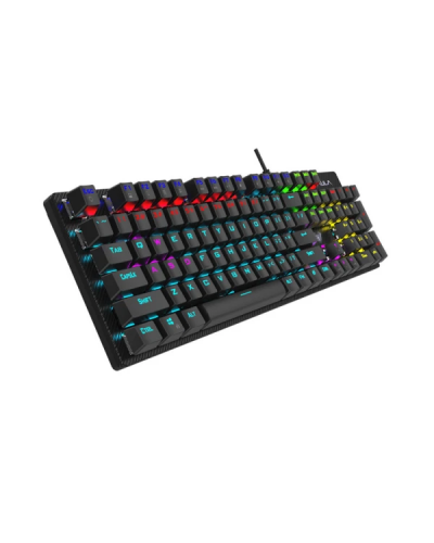 კლავიატურა AULA S2022 - RGB / Wired / Mechanical / BLUE Switch / black