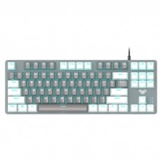 კლავიატურა AULA F3287 - RGB / Wired / Mechanical / Blue Switch / Grey/White 