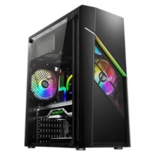 ქეისი AULA FZ003 -  4x120mm / RGB Fans / Mid Tower / Black