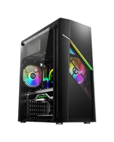 ქეისი AULA FZ003 -  4x120mm / RGB Fans / Mid Tower / Black