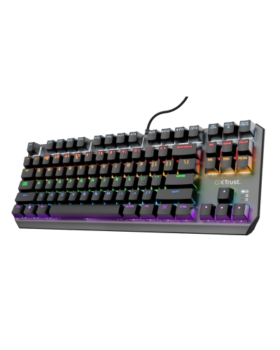 კლავიატურა TRUST GXT834 CALLAZ - RGB / Wired / Mechanical / Black