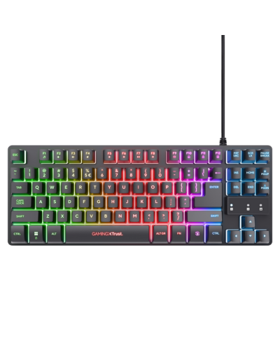 კლავიატურა TRUST GXT833 THADO - RGB / Wired / Membrane / Black