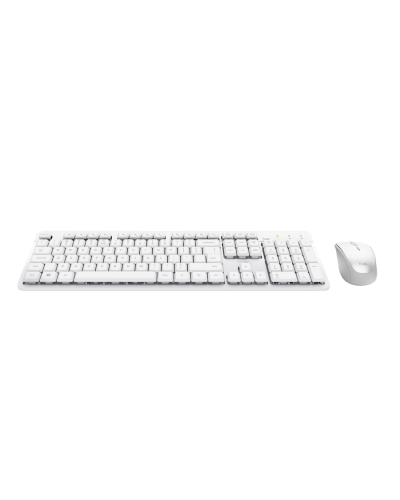 კლავიატურა + მაუსი TRUST ODY II Silent  / white