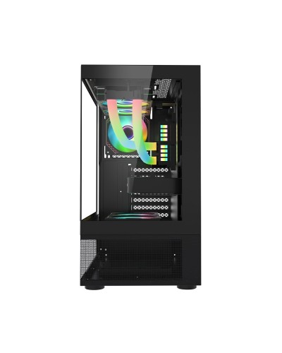 ქეისი - 1st Player Mi7-A - 3xF7 ARGB fans / ATX / Black