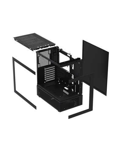 ქეისი - 1st Player Mi7-A - 3xF7 ARGB fans / ATX / Black