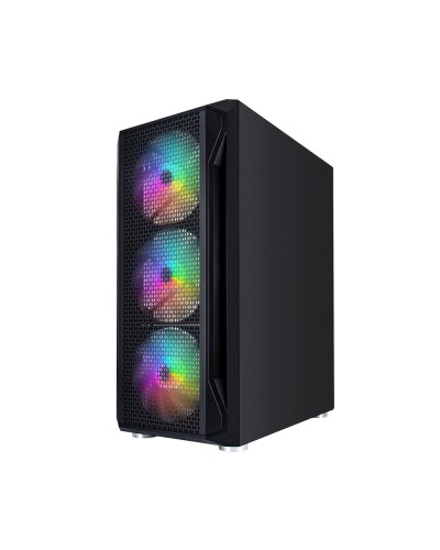 ქეისი - 1st Player X5 -  4xF8 ARGB  fans / ATX / Black