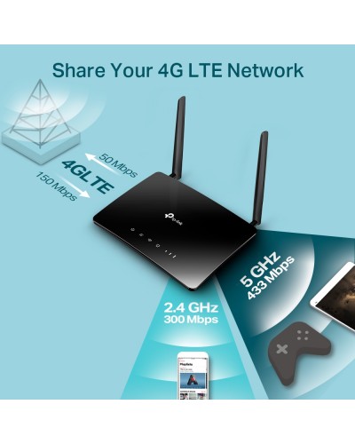 Wi-Fi როუტერი - TP-Link Archer MR402 / 4G LTE  Wireless 