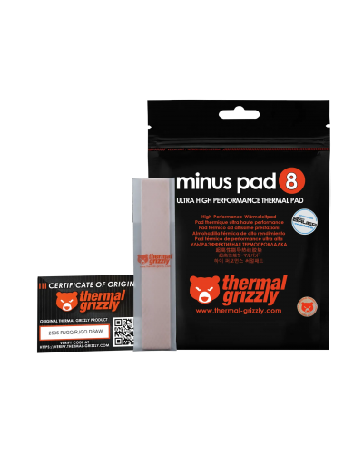 თერმო პადი Thermal Grizzly Minus Pad 8 - 120x 20x 2,0 mm