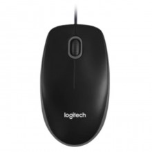მაუსი - Logitech B100 (L910-003357) / სადენიანი / შავი
