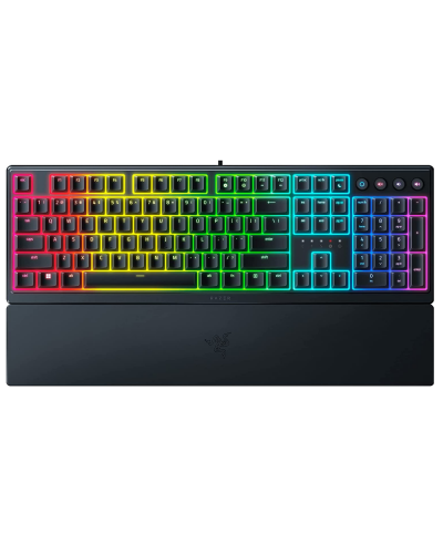 კლავიატურა - Razer Ornata V3 / RGB / Mecha-Membrane Switch / Wired / BLACK / 100%