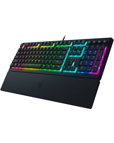 კლავიატურა - Razer Ornata V3 / RGB / Mecha-Membrane Switch / Wired / BLACK / 100%
