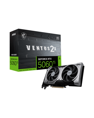 ვიდეო ბარათი - MSI GeForce RTX 5060 Ti / 16GB / VENTUS 2X / OC PLUS