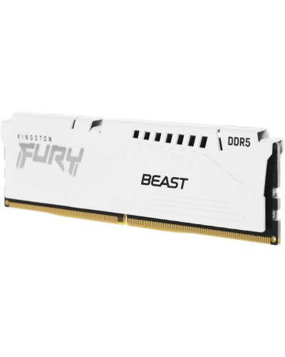 ოპერატიული მეხსიერება - Kingston FURY Beast  White  1 x 16GB / DDR5 / 5600MHZ / CL36