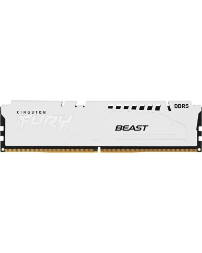 ოპერატიული მეხსიერება - Kingston FURY Beast  White  1 x 16GB / DDR5 / 5600MHZ / CL36