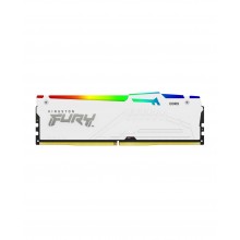 ოპერატიული მეხსიერება - Kingston FURY (RGB) White  1 x 16GB / DDR5 / 6000MHZ / CL36 