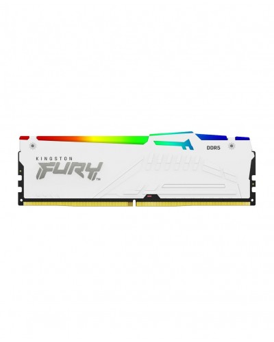 ოპერატიული მეხსიერება - Kingston FURY (RGB) White  1 x 16GB / DDR5 / 6000MHZ / CL36 