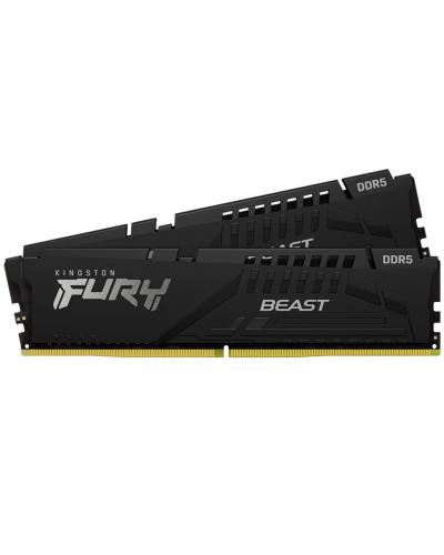 ოპერატიული მეხსიერება - Kingston FURY Beast BLACK 32GB  (2 x 16GB) / DDR5 / 5600MHZ / CL36