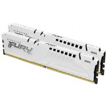 ოპერატიული მეხსიერება - Kingston FURY Beast White 32GB  (2 x 16GB) / DDR5 / 5600MHZ / CL36