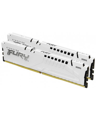 ოპერატიული მეხსიერება - Kingston FURY Beast White 32GB  (2 x 16GB) / DDR5 / 5600MHZ / CL36