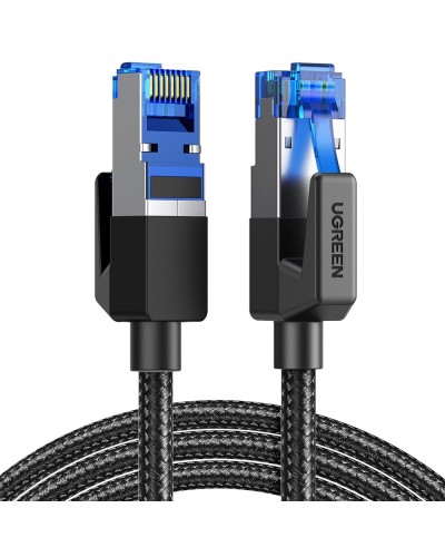 ქსელის კაბელი - UGREEN NW153 / Cat8 / FTP / შავი / 5 მეტრი