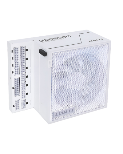 კვების ბლოკი - Lian Li Edge Series / 80 Plus Gold / ATX 3.1 / Full Modular / თეთრი / 850W