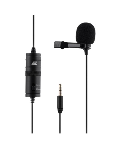 მიკროფონი 2E - Lavalier ML010 / 3.5 mm / Black